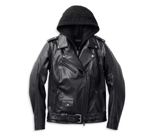 Veste en cuir Harley-Davidson Potomac 3-en-1 pour femme - 98006-22VW