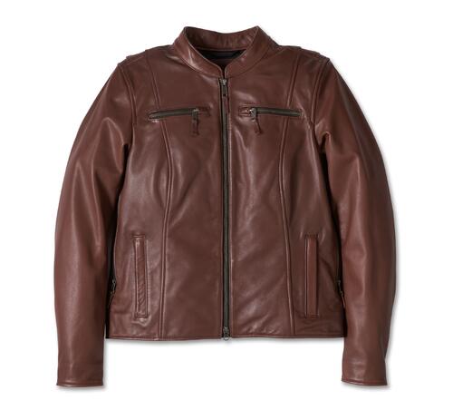 JACKET-LINDEN,LEATHER,BROWN