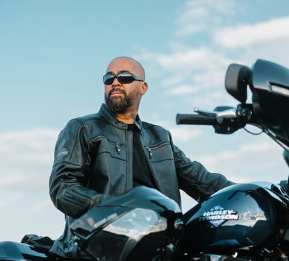 Veste en cuir Swingarm 3 en 1 pour homme - 98045-19vm
