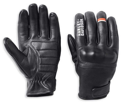 Gants en cuir noir Harley-Davidson® South Shore pour homme - 98140-22vm