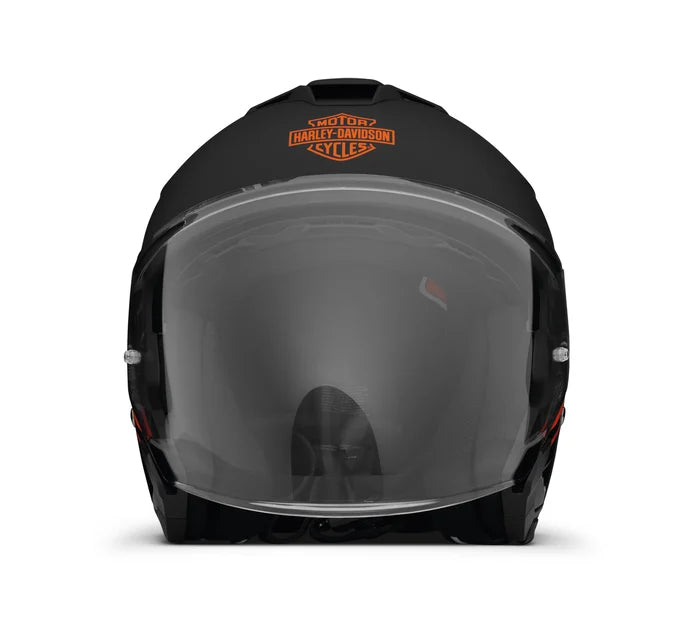 Casque 3/4 Maywood II Sun Shield H33 - Noir brillant/Noir mat (98158-22VX)