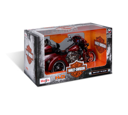Voiture miniature HD à l'échelle 1:12, modèle réduit 2021 CVO Tri Glide - 32337-00/ROUGE