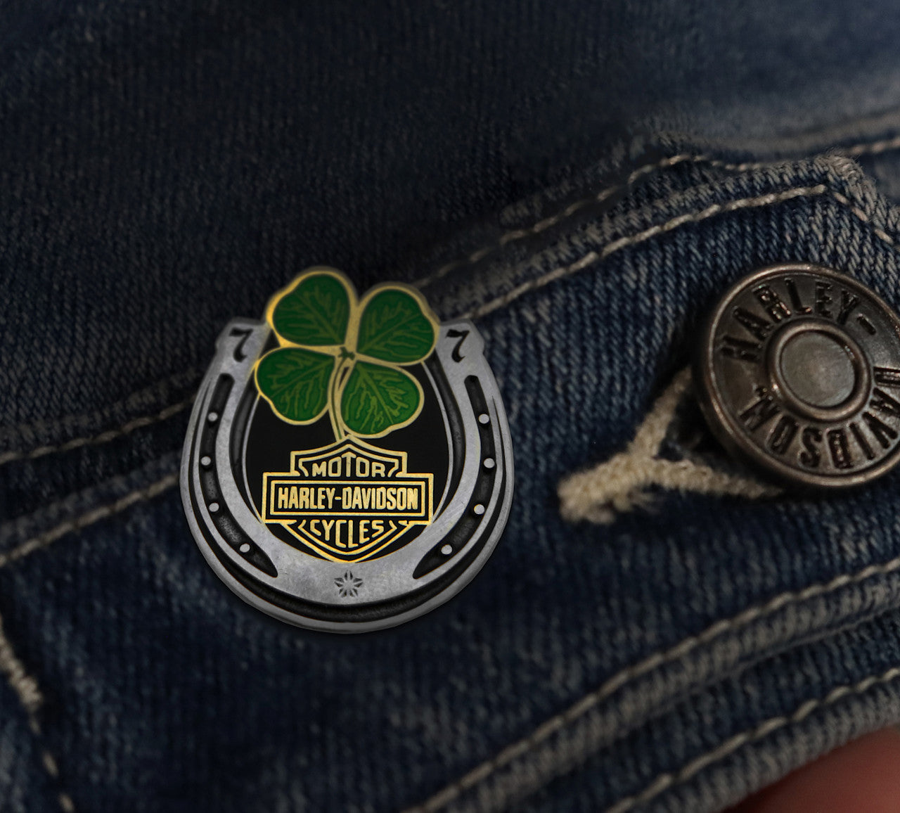 PIN LUCKY HORSE SHOES (8011925)