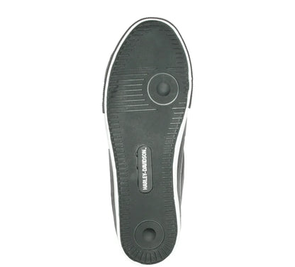Baskets montantes en cuir noir/blanc Baxter pour homme -  D93341