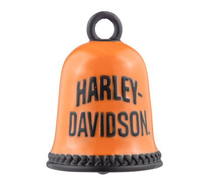 Clochette de protection de moto, orange et noire - 34M00327