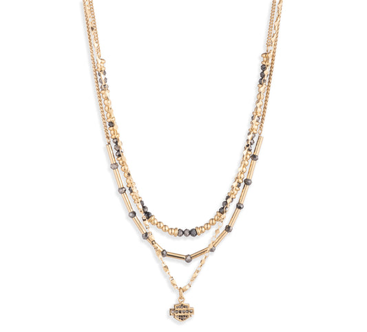 Collier à breloque B&S pour femme - 34N00345