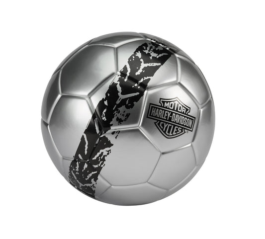 Ballon de soccer tire tread chrome - 66447
