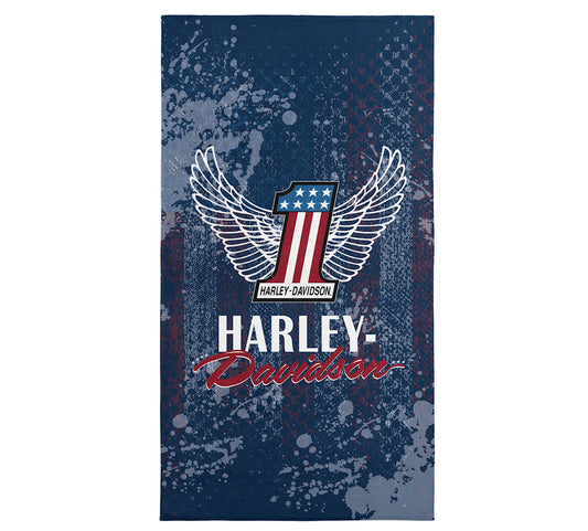 Serviette de plage en microfibre American Wings - 1HDM/A6000/0001/RET