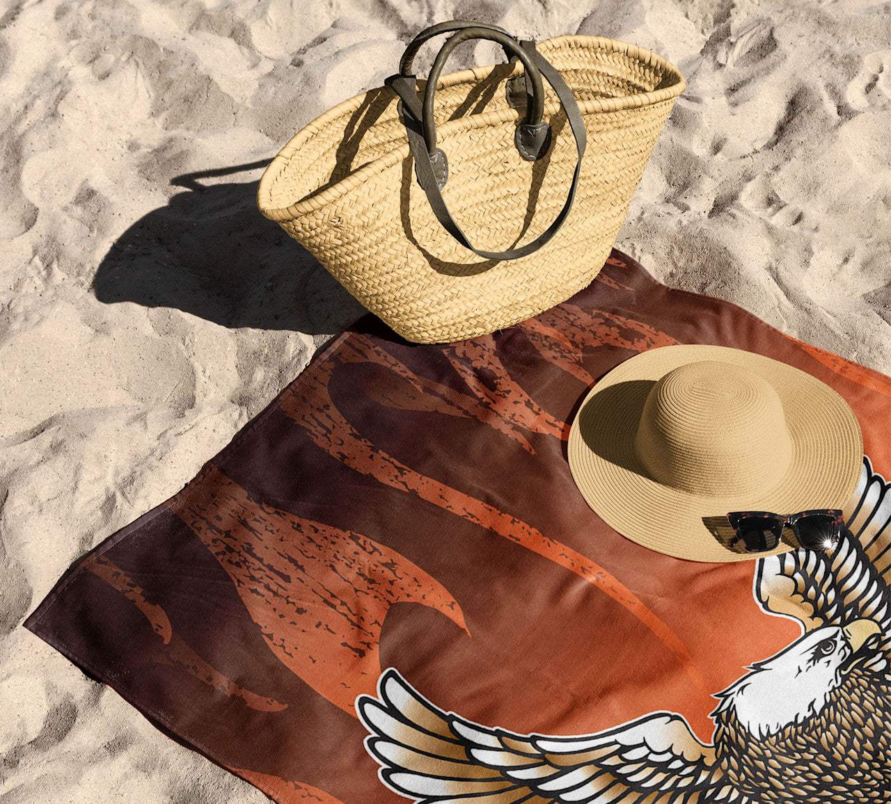 Serviette de plage en microfibre Flying Flames - 1HDM/A6000/0003/RET
