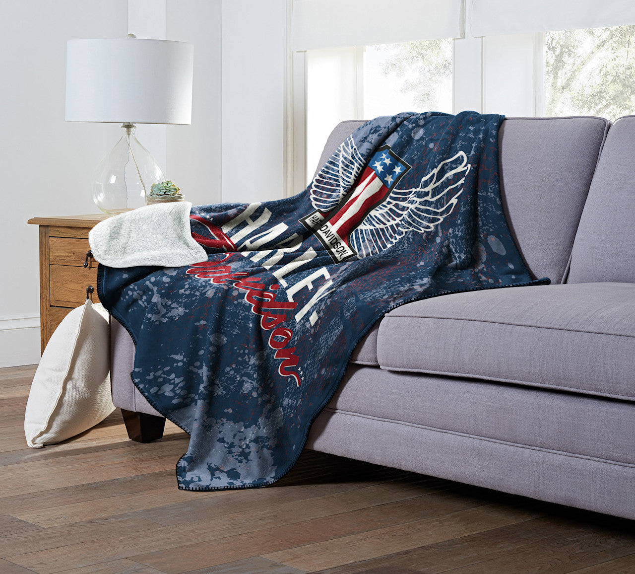 Couverture American Wings en sherpa - 1HDM/26700/0001/RET