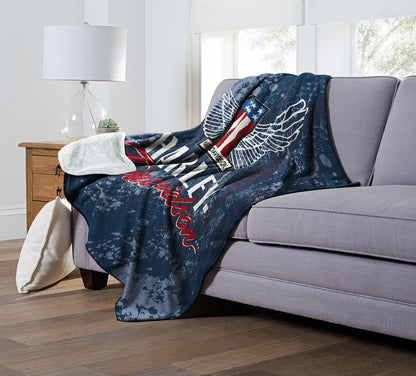 Couverture American Wings en sherpa - 1HDM/26700/0001/RET