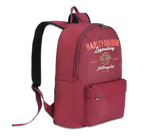 Legendary Motorcycles Backpack - Burgundy - 90815-BU