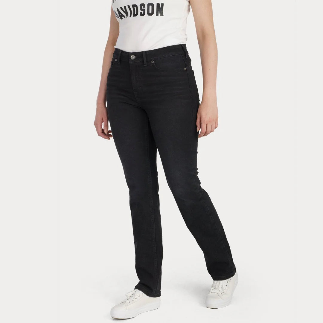 Jean droit taille haute Harley-Davidson pour femme - 99046-23VW