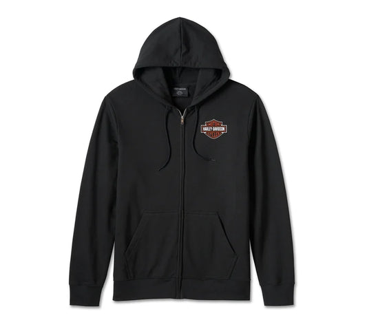 Sweat à capuche zippé B&S pour homme - 99066-24VM