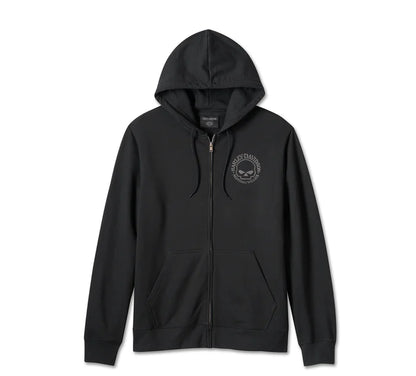 Sweat à capuche zippé Willie G Sk**l pour homme - 99068-24VM