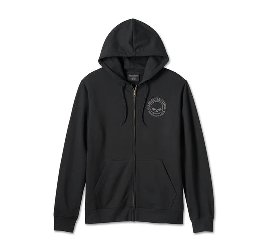 Sweat à capuche zippé Willie G Sk**l pour homme - 99068-24VM