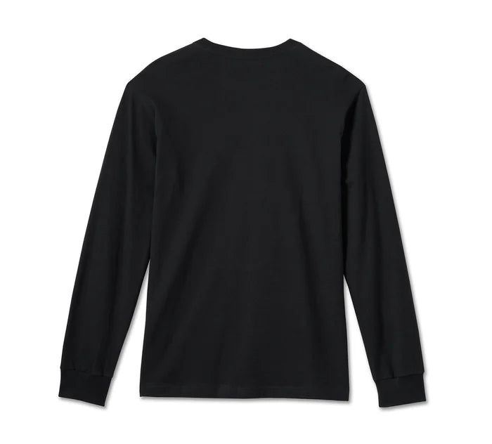 T-shirt à manches longues pour homme #1 Racing - Noir - 99073-24VM