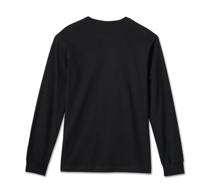 T-shirt à manches longues pour homme #1 Racing - Noir - 99073-24VM