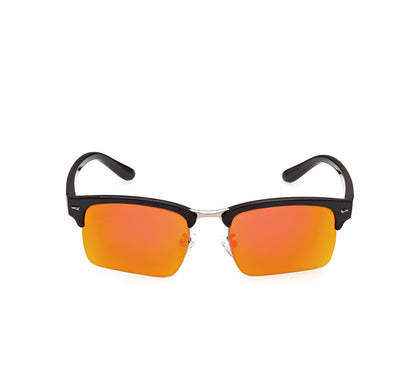 Lunettes de soleil décontractées semi-cerclées - HM00018-10U