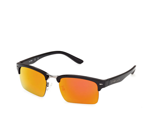 Lunettes de soleil décontractées semi-cerclées - HM00018-10U