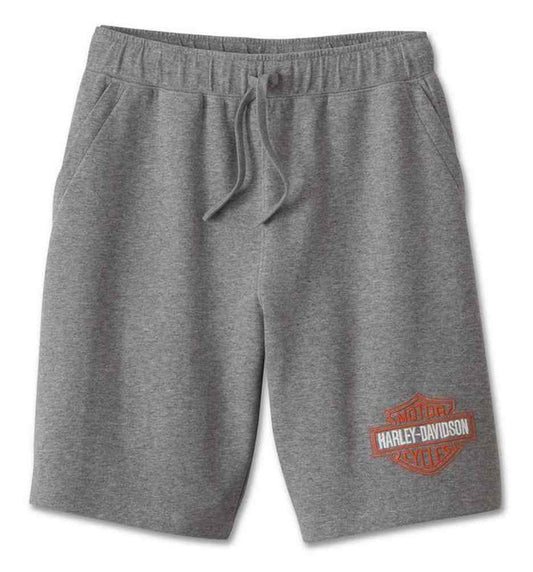 Short molletonné H-D® B&S pour homme, gris - 99198-24VM