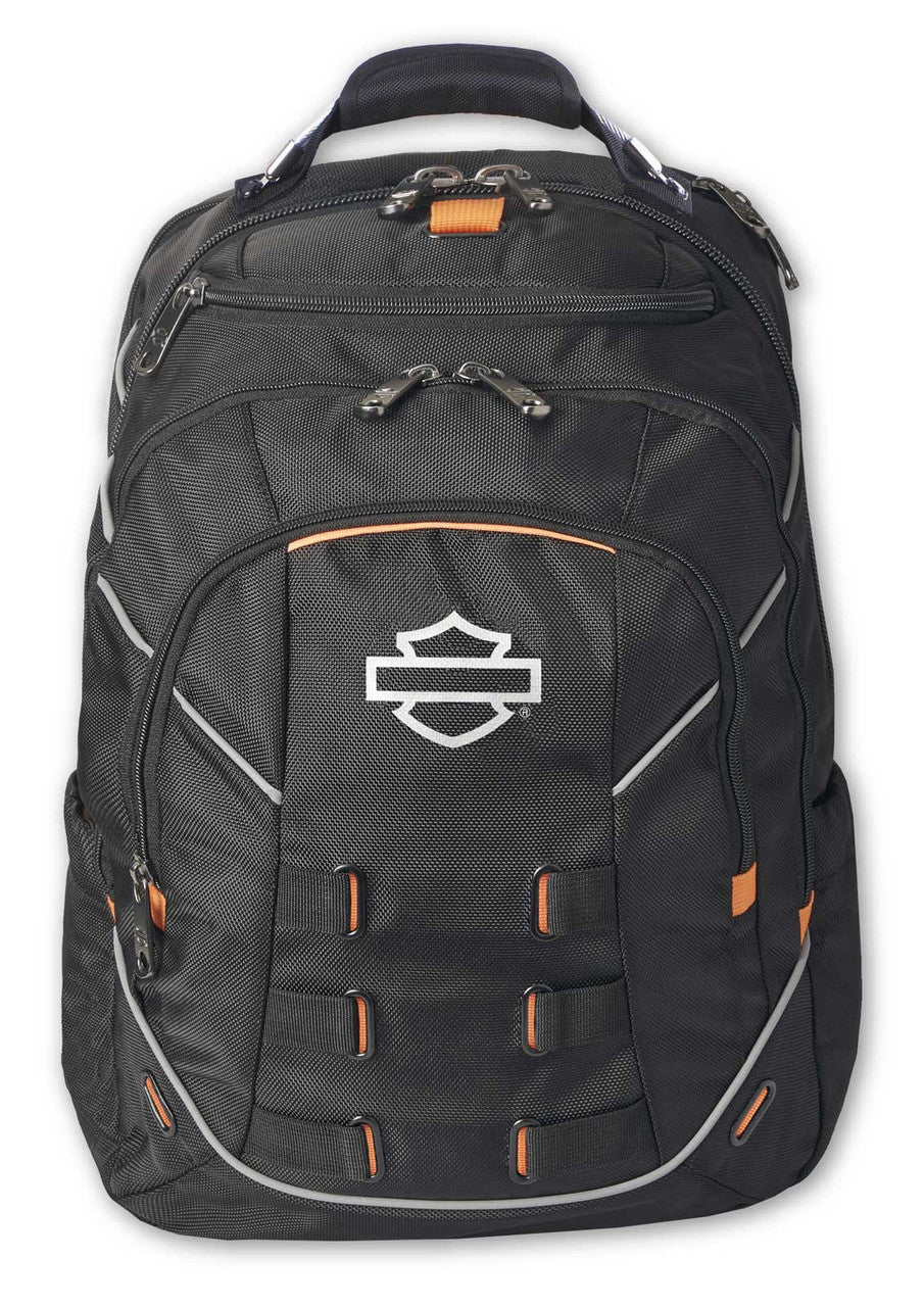 Sac à dos H-D® réfléchissant B&S Steel-Cable II - 99225-Black