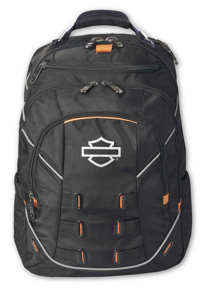 Sac à dos H-D® réfléchissant B&S Steel-Cable II - 99225-Black
