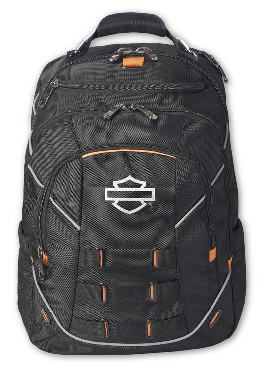 Sac à dos H-D® réfléchissant B&S Steel-Cable II - 99225-Black