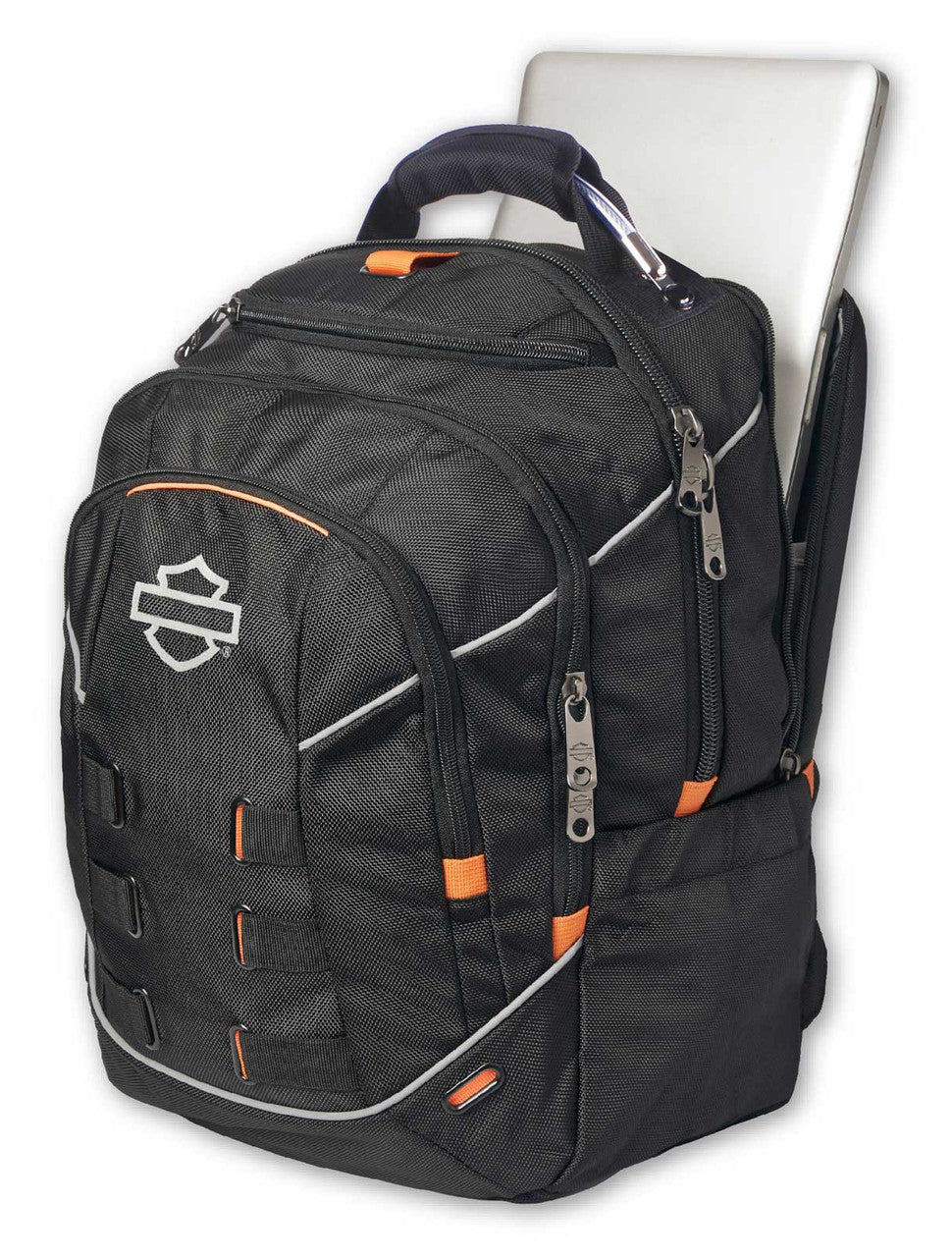 Sac à dos H-D® réfléchissant B&S Steel-Cable II - 99225-Black