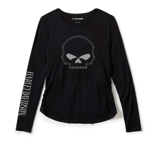 Haut raglan à manches longues Willie G™ pour femme - 96433-25VW