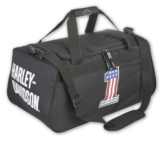 Sac de sport Harley-Davidson® n° 1 avec logo RWB et bandoulière - 99418-N1