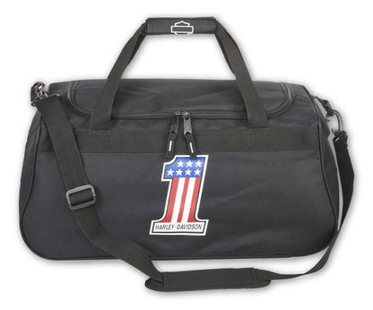 Sac de sport Harley-Davidson® n° 1 avec logo RWB et bandoulière - 99418-N1