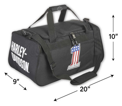 Sac de sport Harley-Davidson® n° 1 avec logo RWB et bandoulière - 99418-N1