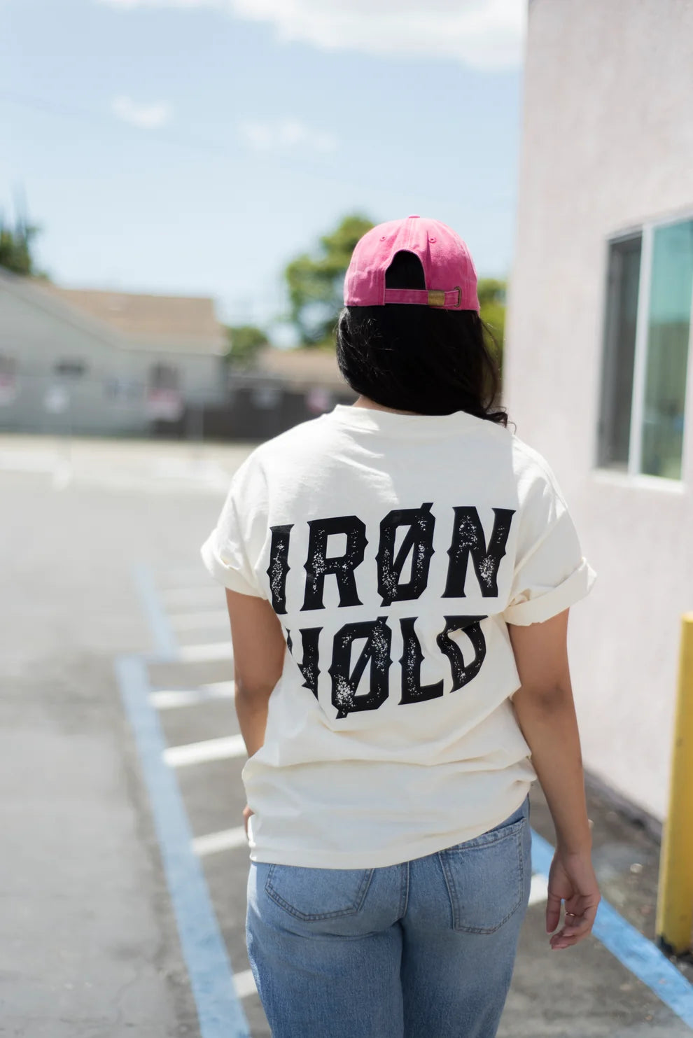 TSHIRT UNISEXE IRONHOLD CREAM - IH-SS26-TEE-IRH-CRM