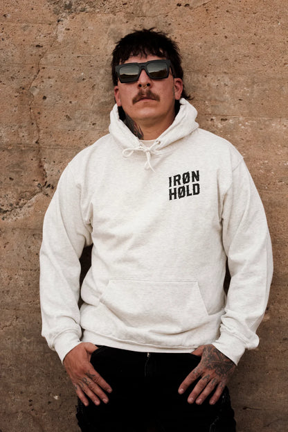 HOODIE UNISEXE IRON HOLD CREAM - IH-SS26-HOD-IRH-OAT