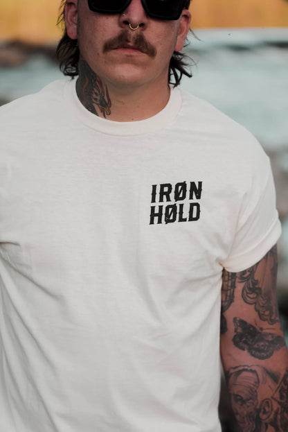 TSHIRT UNISEXE IRONHOLD CREAM - IH-SS26-TEE-IRH-CRM