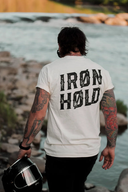 TSHIRT UNISEXE IRONHOLD CREAM - IH-SS26-TEE-IRH-CRM