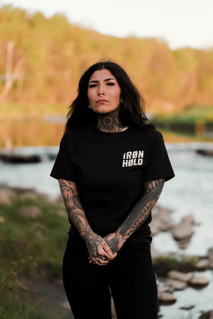 TSHIRT UNISEXE IRON HOLD BLACK - IH-SS26-TEE-IRH-BLK
