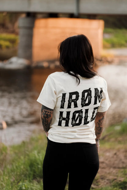 TSHIRT UNISEXE IRONHOLD CREAM - IH-SS26-TEE-IRH-CRM
