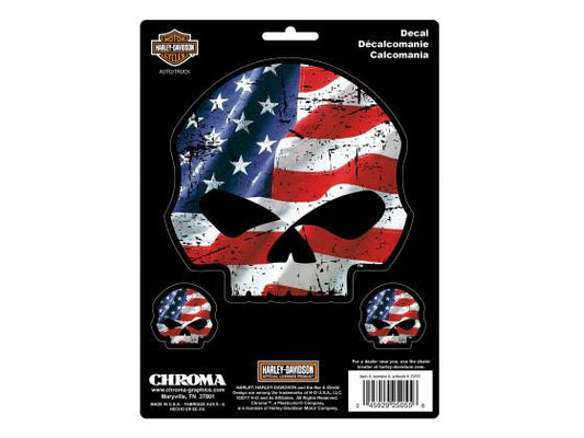 Ensemble d'autocollants « Fond drapeau américain HD » 25055