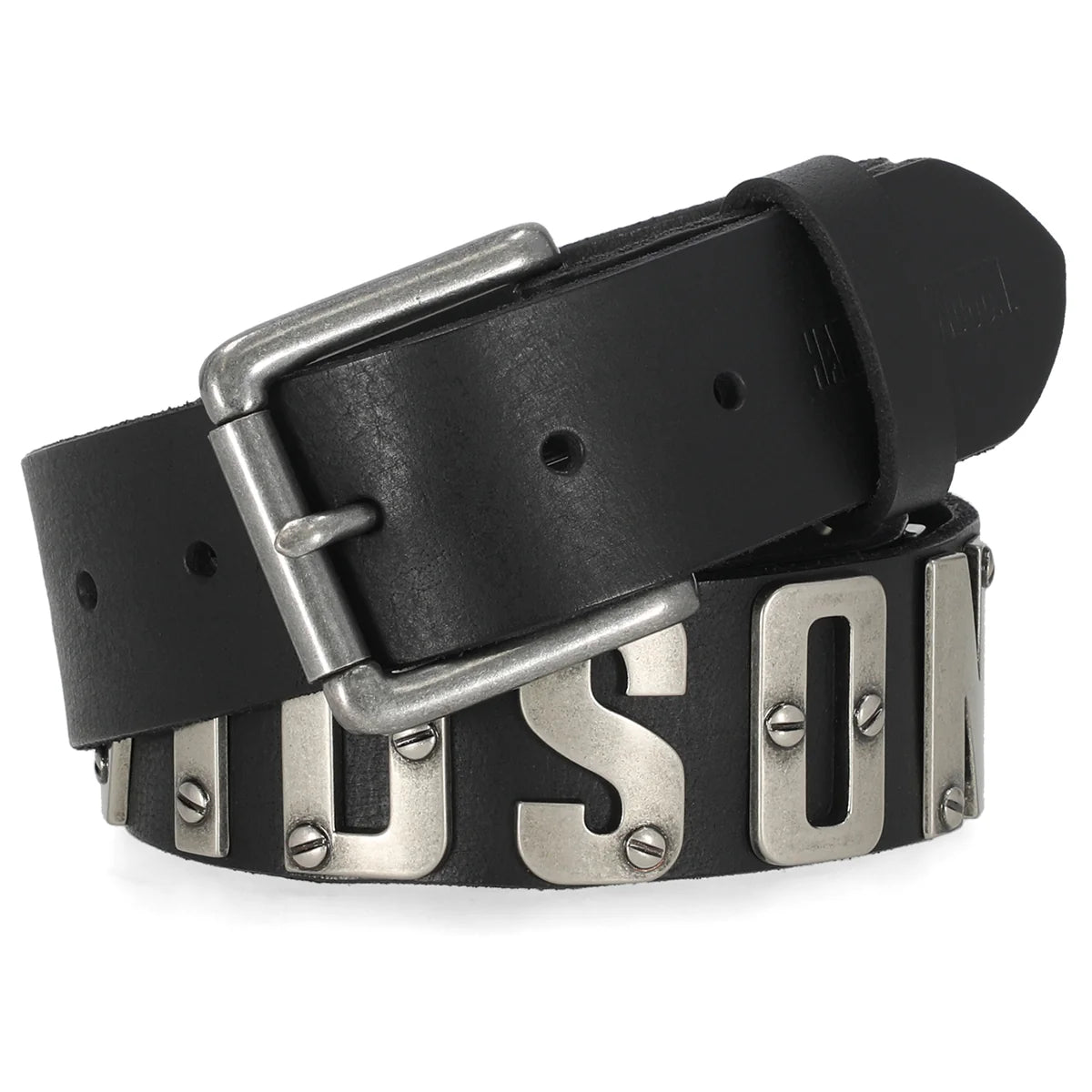 Ceinture Harley-Davidson pour homme, en cuir véritable noir - BMM083