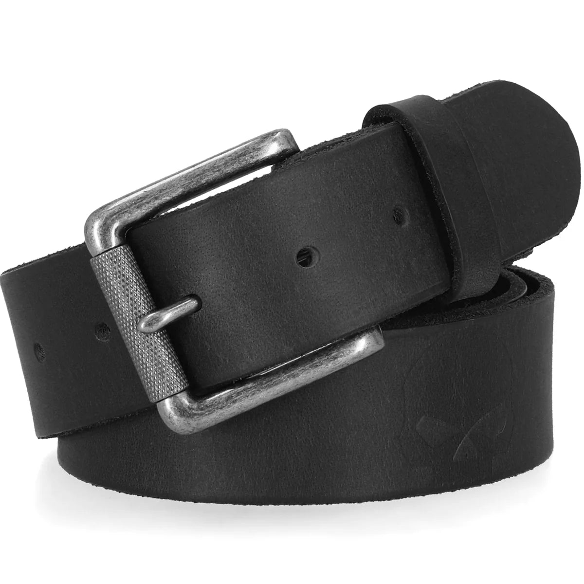 Ceinture en cuir noir Harley-Davidson pour homme, motif Willie G - BMM085/08