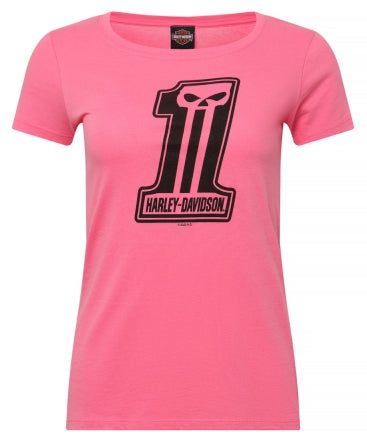 T-SHIRT POUR EMME, DARK TRAIT ON PINK - 40294895