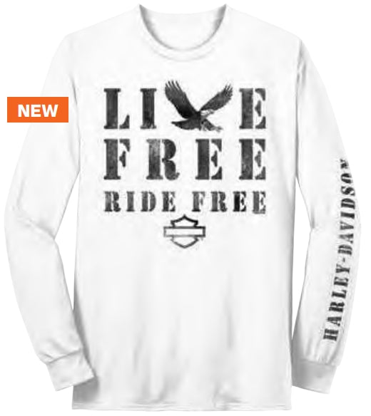 TSHIRT HD LIVE FREE RIDE POUR HOMME - 3002422