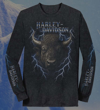T-Shirt à manches longues pour homme Thunder Buffalo - 3003041