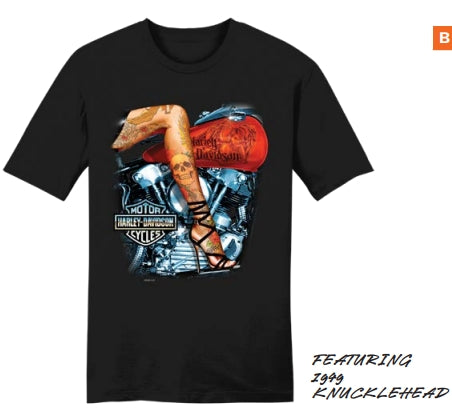 T-Shirt pour homme Knucklehead Leg - 3002972