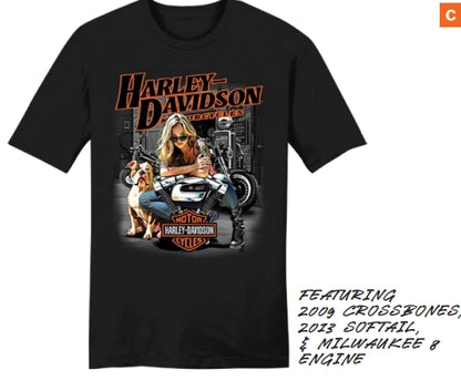 T-Shirt pour homme H-D garage - 3002973