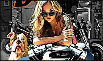 T-Shirt pour homme H-D garage - 3002973