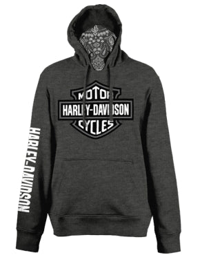 HOODIE BANDANA POUR HOMME B&S SWEET CHARCOAL - 3002809