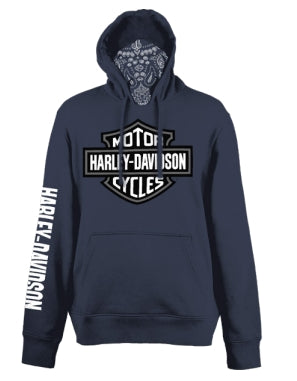HOODIE BANDANA POUR HOMME B&S MOOD INDIGO - 3002810